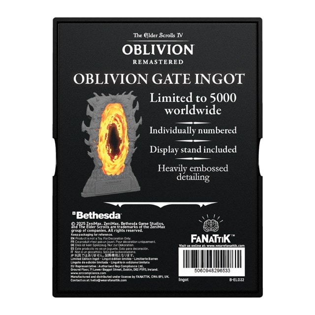 Elder Scrolls IV Oblivion Gates Ingot - 4