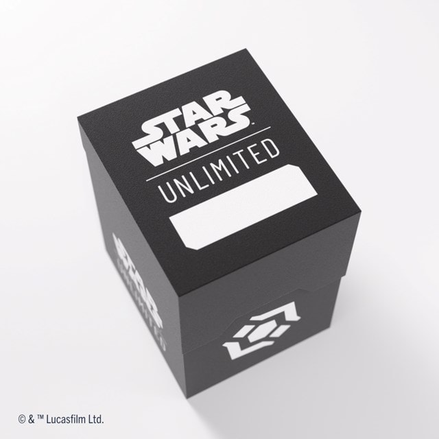 Gamegenic Star Wars Unlimited Black/White Soft Crate Deck Box - 3