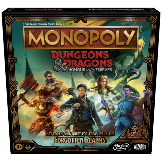 Monopoly Dungeons And Dragons Movie Board Game - 1