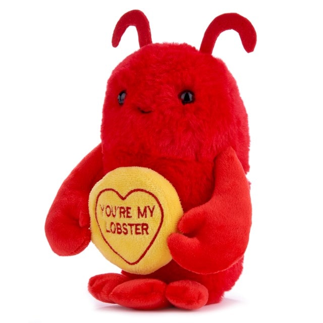 You're My Lobster 7'' Love Hearts Soft Toy Plush - 5
