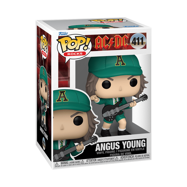 Angus Young In Green Outfit 411 AC/DC Funko Pop Vinyl - 2