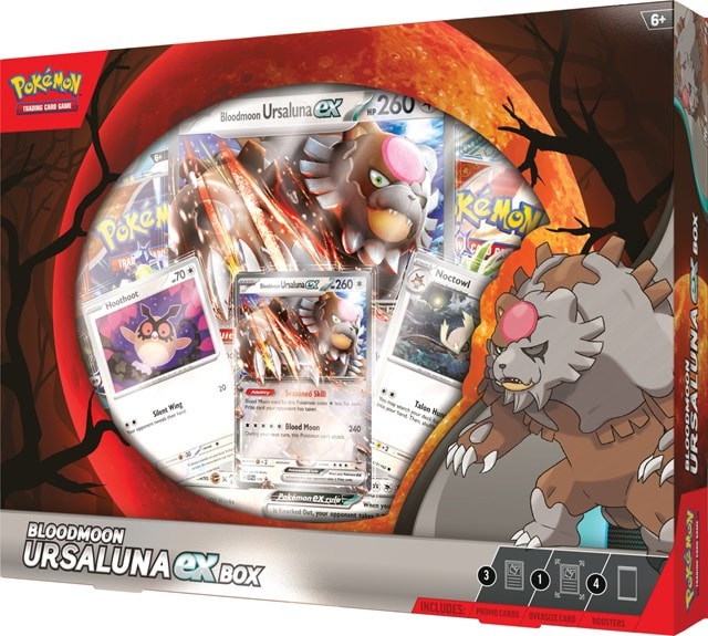 Bloodmoon Ursaluna ex Box Pokemon Trading Cards - 2