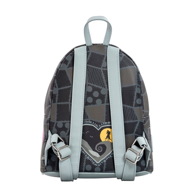 Jack & Sally Split Heart The Nightmare Before Christmas Loungefly Mini Backpack - 2
