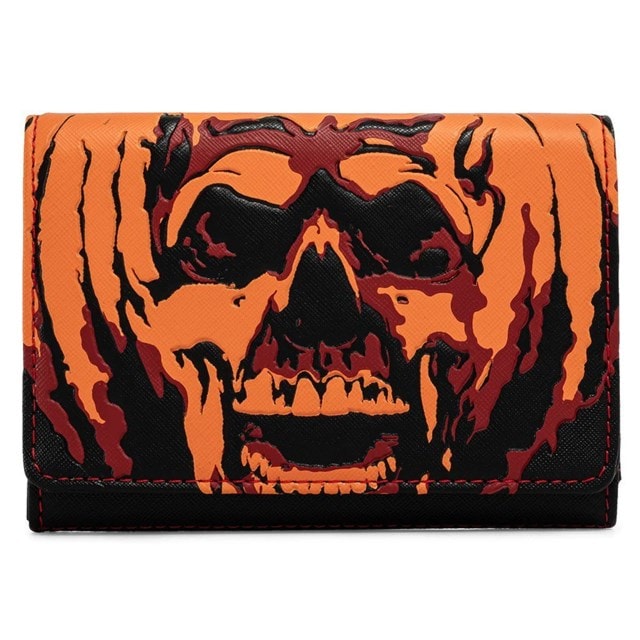 Halloween 2 Michael Myers Pumpkin Tri Fold Wallet hmv Exclusive Loungefly - 1