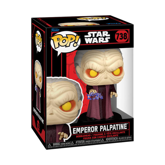 Emperor Palpatine Force Lightning 738 Star Wars Dark Side Funko Pop Vinyl - 2