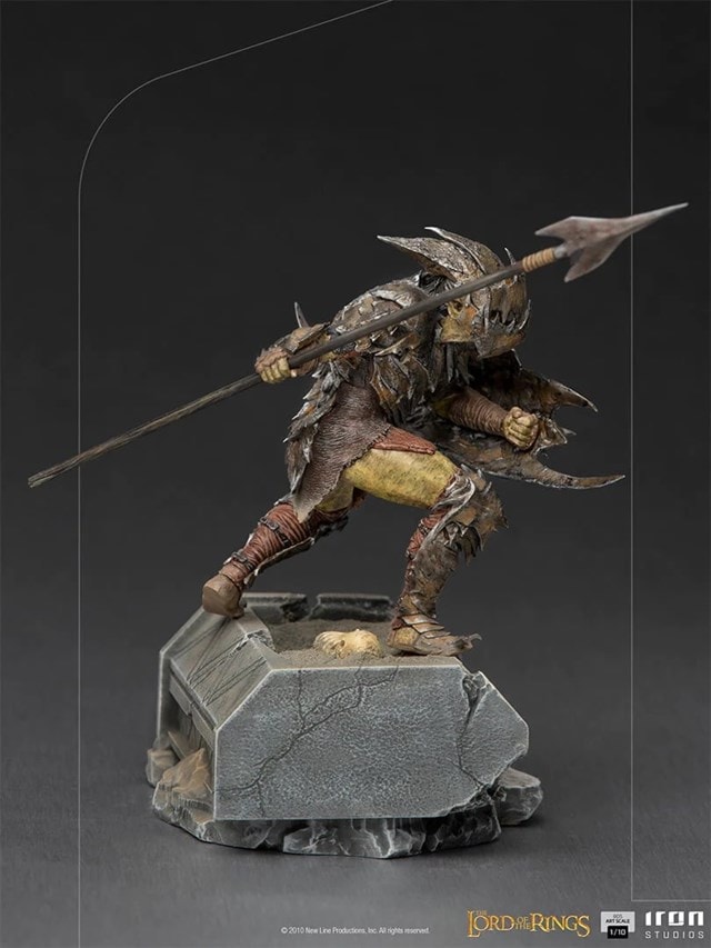 Armored Orc Lord Of The Rings Iron Studios Figurine - 2
