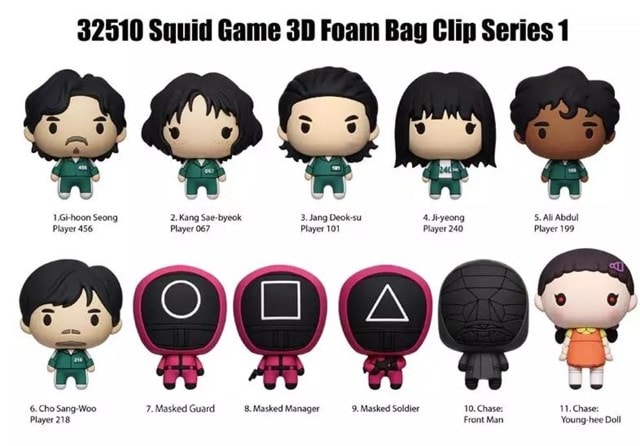 Squid Game Series 1 Bag Clip - 2