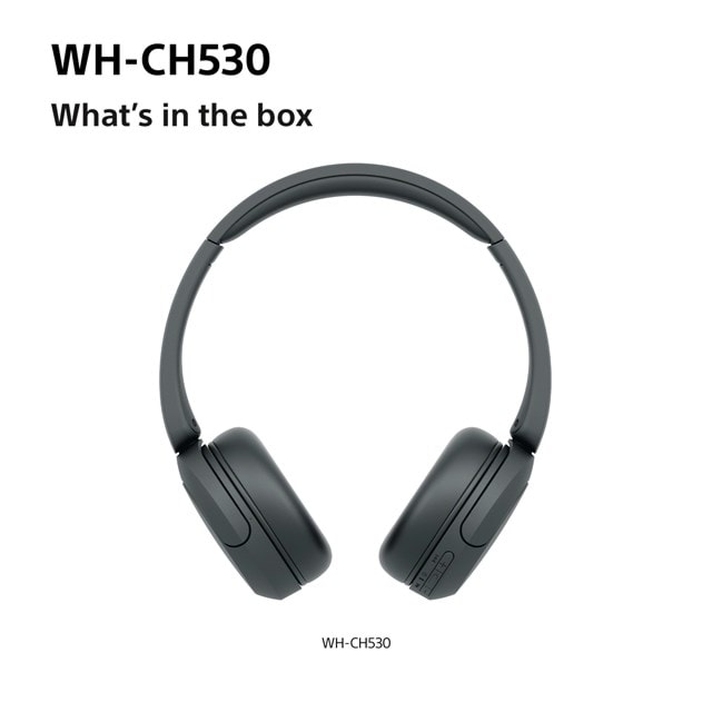 Sony WH-CH530 Black Bluetooth Headphones - 8