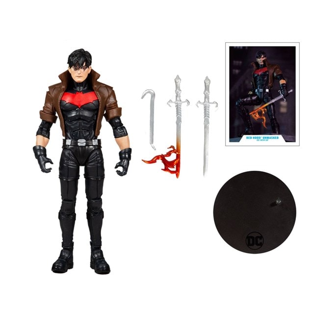 Red Hood Unmasked Gold Label DC Multiverse Action Figure Action