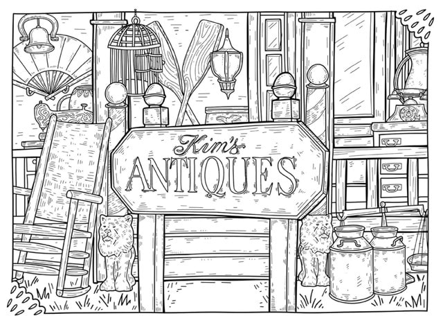 Gilmore Girls Greetings From Stars Hollow A Postcard Colouring Book - 4