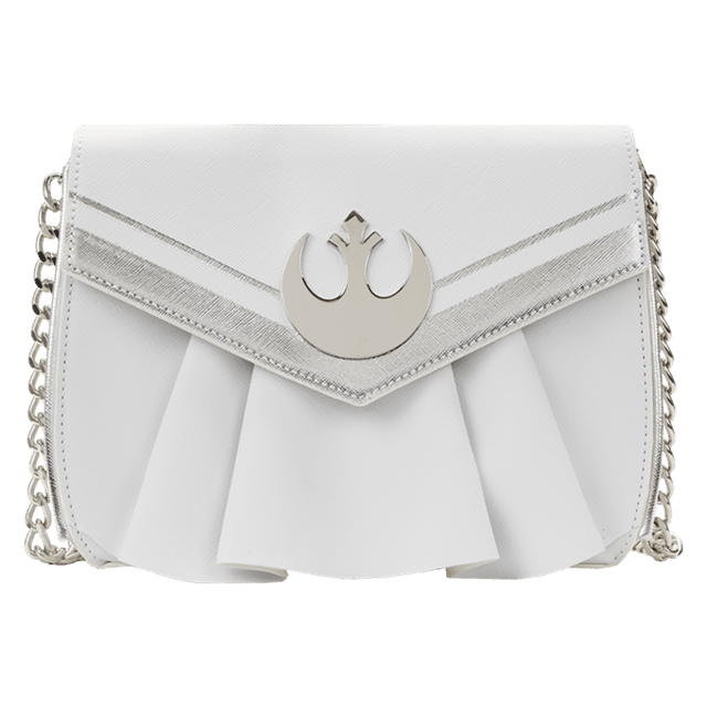 Star Wars Princess Leia White Cosplay Chain Strap Cross Body Loungefly Bag - 1