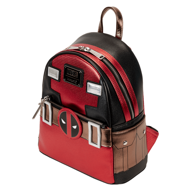Metallic Collection Cosplay Mini Backpack Deadpool Loungefly - 3