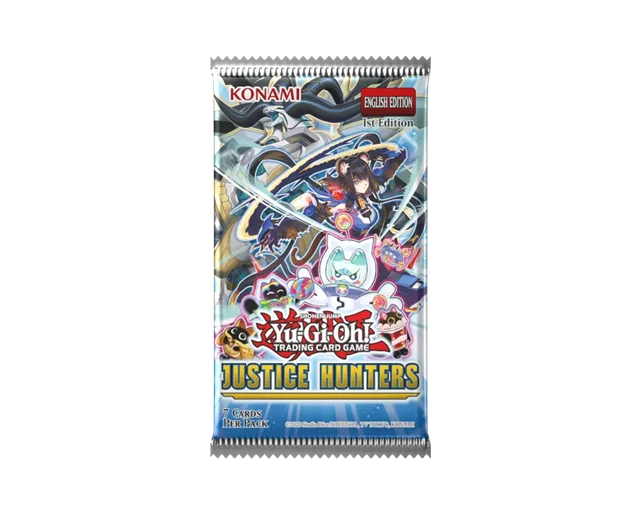 Justice Hunters Booster Yu-Gi-Oh! Trading Cards - 1