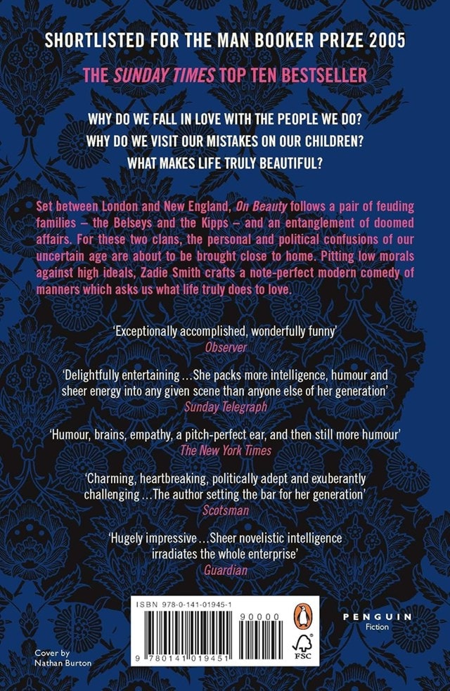 On Beauty Paperback By Zadie Smith - 2