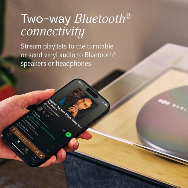 House Of Marley Rise Up Bluetooth Turntable - 7
