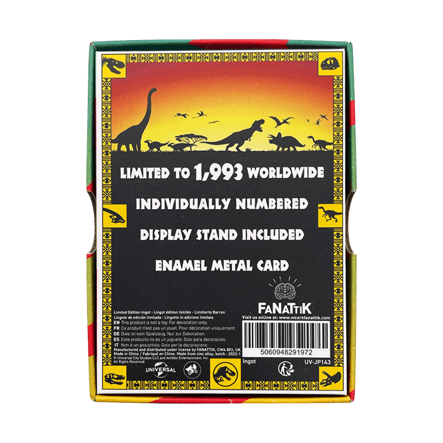 Jurassic Park 30th Anniversary Jeep Limited Edition Ingot - 2