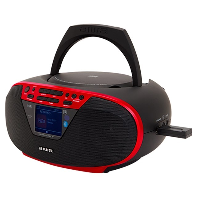 Aiwa BBTU-500DAB Red Bluetooth CD Player with DAB+/FM Radio - 5