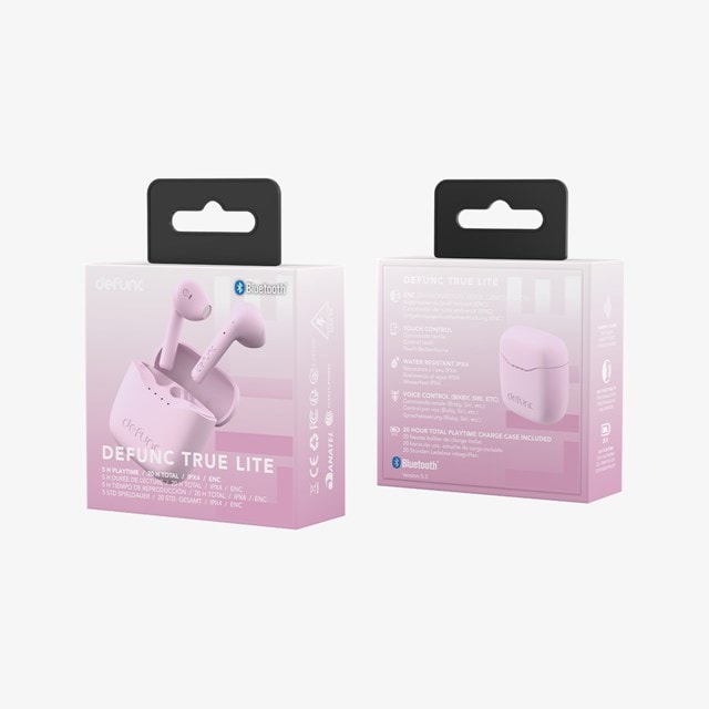 Defunc True Lite Pink True Wireless Bluetooth Earphones - 4
