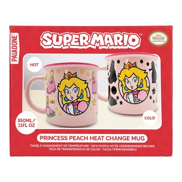 Princess Peach Super Mario Heat Change Mug - 3