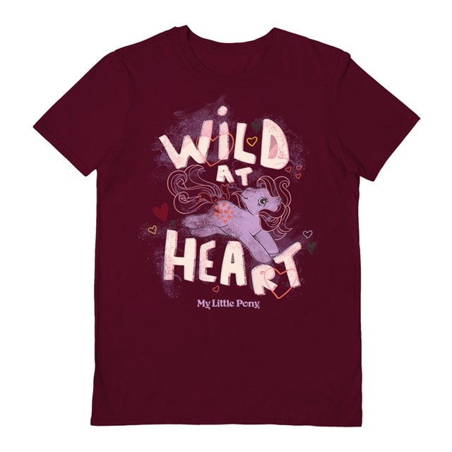 Wild My Little Pony Burgundy Tee (Large) - 1