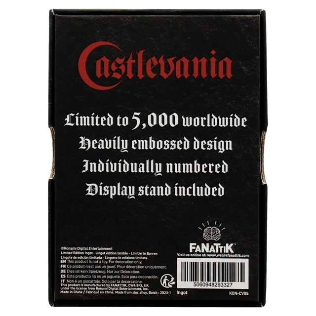 Dracula Limited Edition Castlevania Ingot - 3