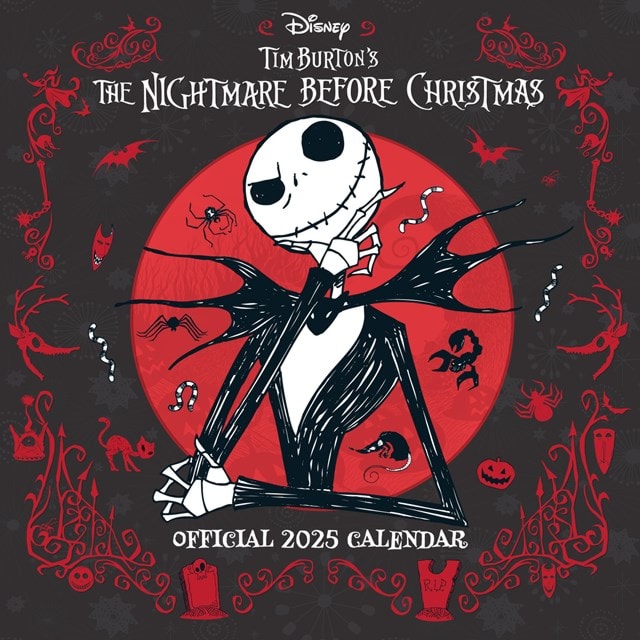 Nightmare Before Christmas 2025 Square Calendar - 1