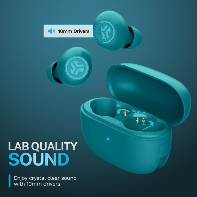 JLab Go Pop ANC Teal Active Noise Cancelling True Wireless Bluetooth Earphones - 4