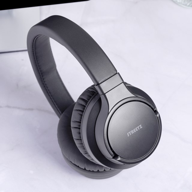 Streetz BT510 Black Active Noise Cancelling Bluetooth Headphones - 6