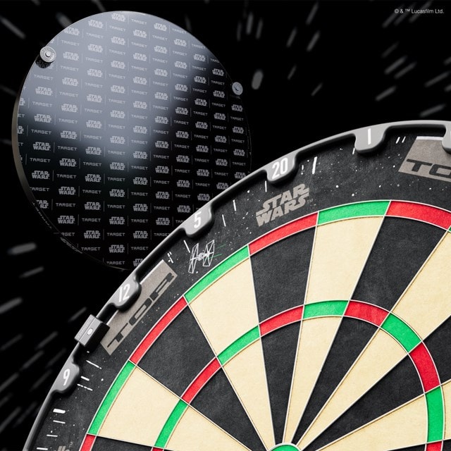 Millennium Falcon Star Wars Target Dartboard & Surround Bundle - 3