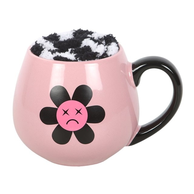 Sad Flower Mug And Socks Set - 3
