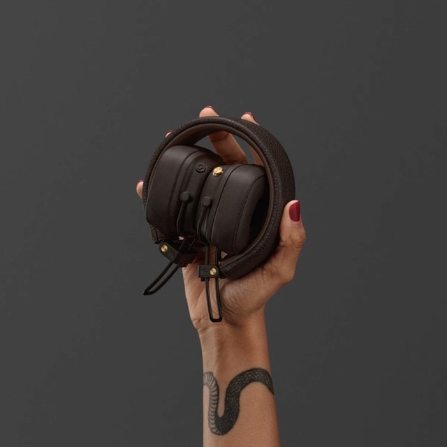 Marshall Major V Brown Bluetooth Headphones - 5