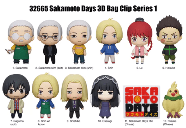 Sakamoto Days Series 1 Bagclip (Bag Clip) - 2
