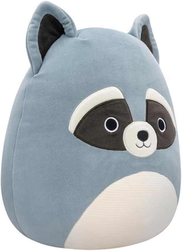 7.5" Rocky Grey Raccoon With White Corduroy Belly Original Squishmallows Plush - 2