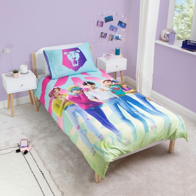 Huntrix Saja Boys K-Pop Demon Hunters Reversible Single Duvet - 2
