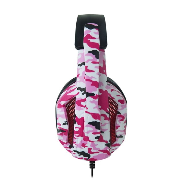 Vybe Camo Diva Pink Gaming Headset - 2