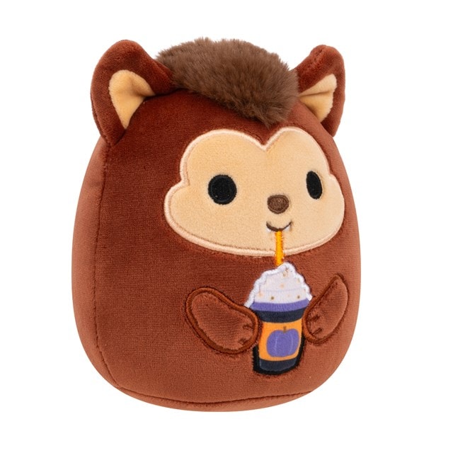 7.5'' Wade Brown Werewolf Holding Purple Frappe Squishmallows Plush - 2