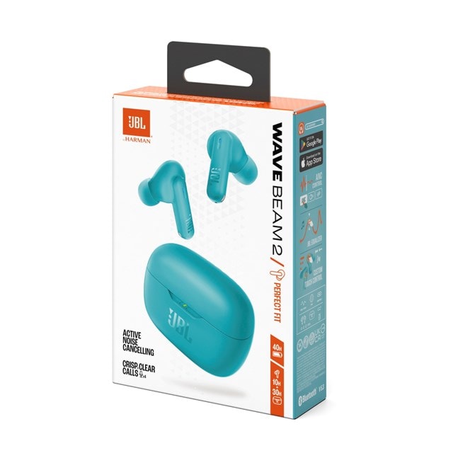 JBL Wave Beam 2 Blue Noise Cancelling True Wireless Bluetooth Earphones - 12