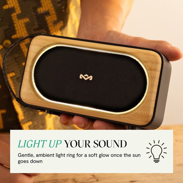 House Of Marley Roots Solar Black Bluetooth Speaker - 6