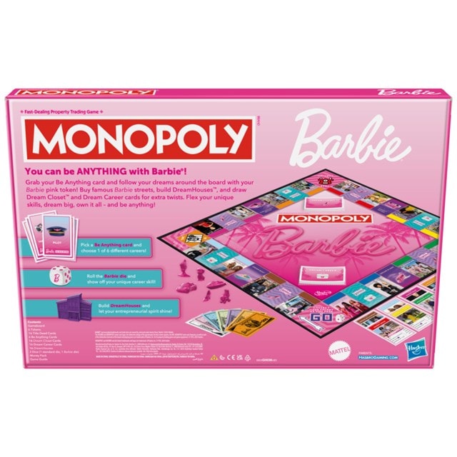 Barbie Monopoly Board Game - 4