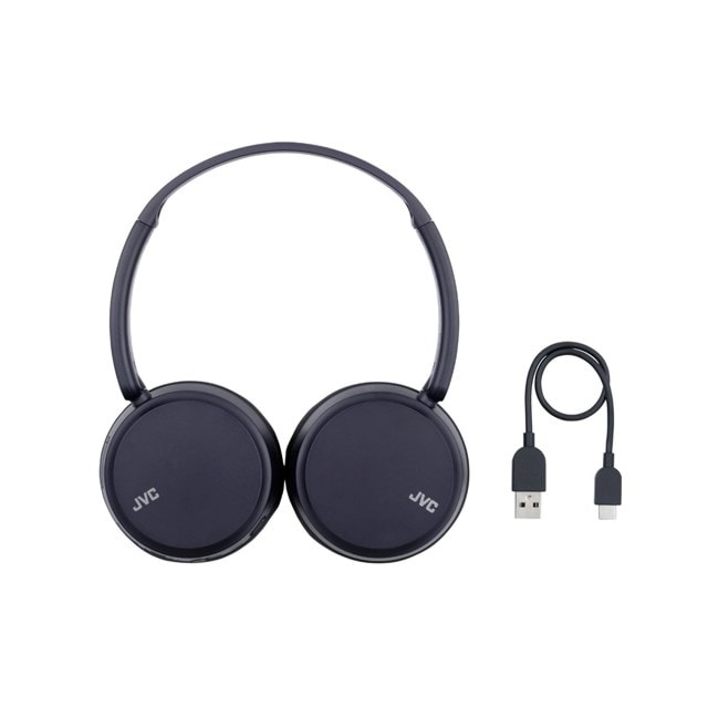 JVC HA-S36W Blue Bluetooth Headphones - 5