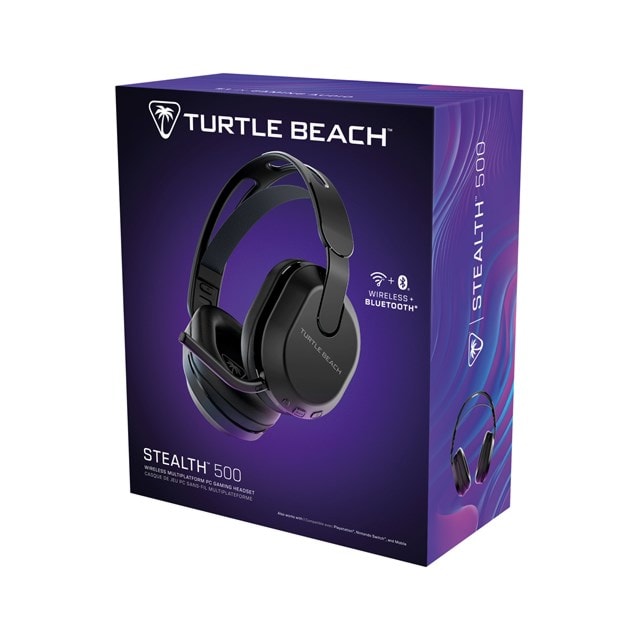 Turtle Beach Stealth 500 PC Multiplatform Wireless Gaming Headset - Black - 10