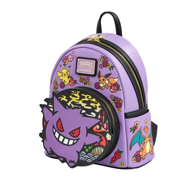 Embroidered Wagara Pokemon Loungefly Mini Backpack - 2