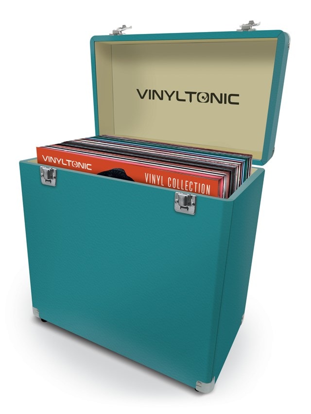 Vinyl Tonic Turquoise PU Leather LP Case - 1