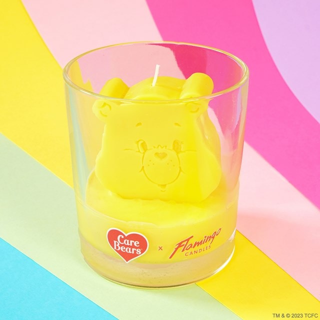 Cute Cupcake Birthday Bear Care Bears x Flamingo Candle 3D Icon - 2
