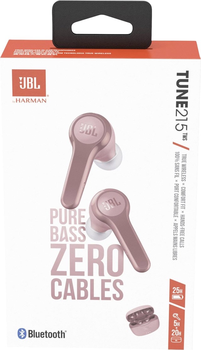 JBL Tune 215TWS Pink True Wireless Bluetooth Earphones - 10