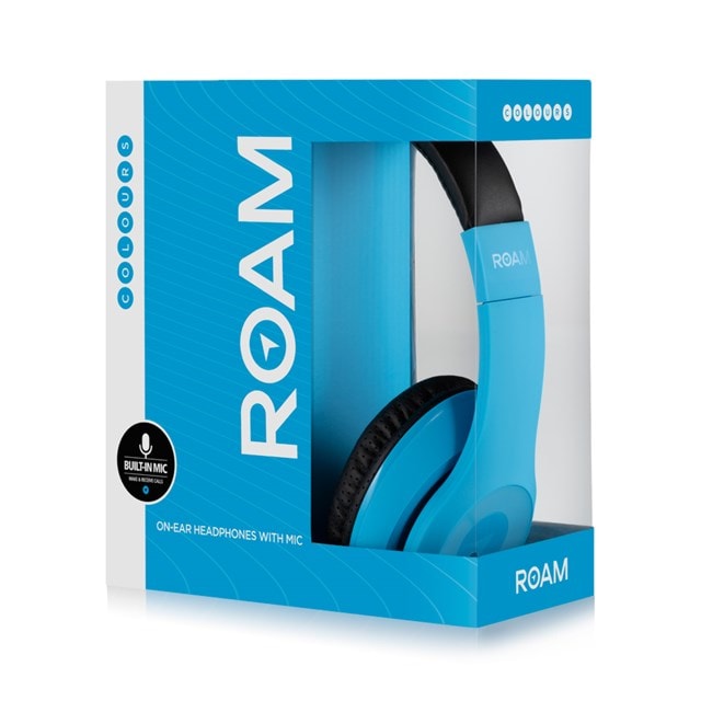 Roam Colours Plus Blue Headphones W/Mic - 2