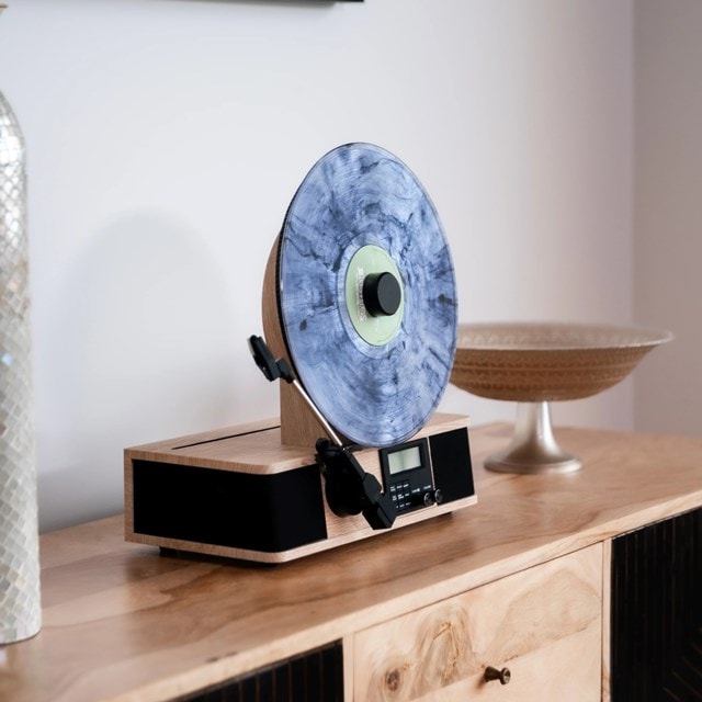 Fuse Audio Wrap Light Wood Vertical Bluetooth Turntable - 8