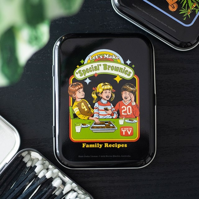 Let's Make 'Special' Brownies Steven Rhodes Metal Stash Tin - 5