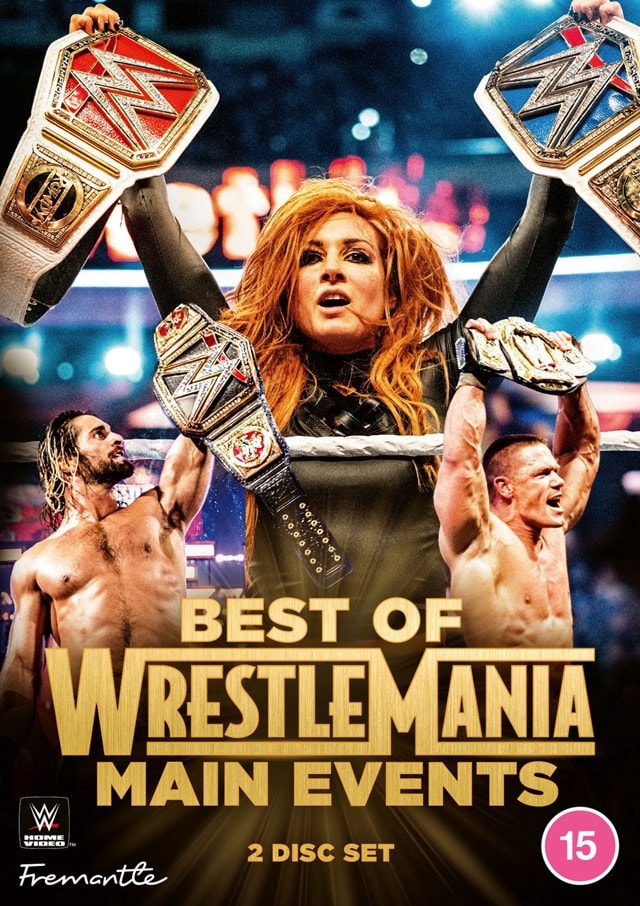 WWE Best of Wrestlemania Main Events DVD Free shipping over £20