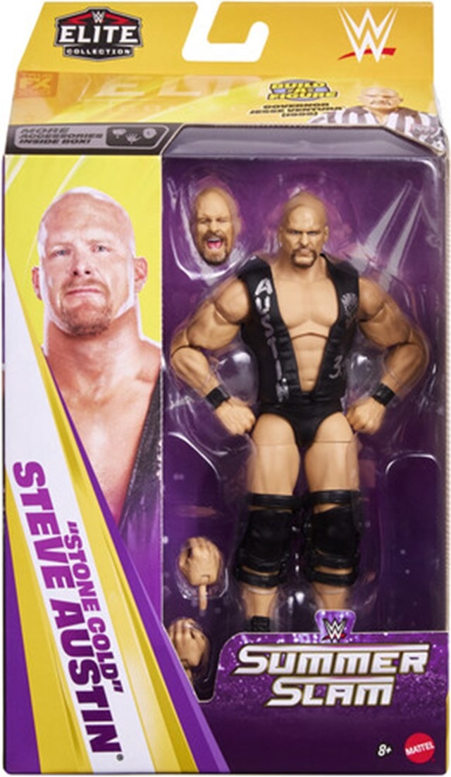 "Stone Cold" Steve Austin SummerSlam 1999 WWE Elite Collection 6-Inch Mattel Action Figure - 4
